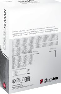 Dysk zewnętrzny SSD Kingston XS1000 1TB Czerwony (SXS1000R/1000G) 6