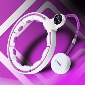 HMS HHM17 HULA HOP WHITE/VIOLET Z MAGNESAMI I OBCIĄŻNIKIEM + LICZNIK 9