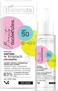 Bielenda Beauty Molecules.Ochronne Ultralekkie Serum w kroplach SPF50 - do każdego rodzaju cery 30ml 2