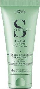 Joanna JOANNA Sensual Zmiękczający Krem do stóp - Konopie & Panthenol 100g 2