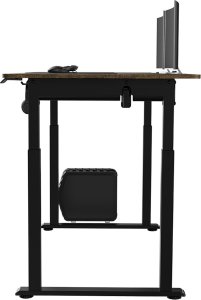 Biurko Ultradesk Uplift XXL Brązowe 160 cm x 75 cm 3