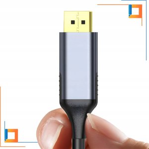 Adapter AV Co2 CO2 ADAPTER DISPLAYPORT DO HDMI 2.1 KABEL DP - HDMI FHD 240HZ 8K 60HZ HDR 10