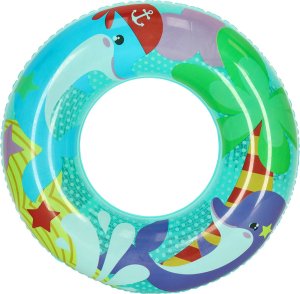 KIK BESTWAY 36113 Koło do pływania dmuchane plażowe 51cm delfiny max 60kg 3-6 lat 6