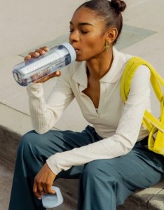 Life Straw Go 2.0 Niebieska butelka filtrująca 1L Aegean Sea 4