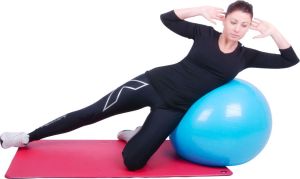 inSPORTline Piłka gimnastyczna Top Ball 75 cm Kolor Niebieski (3911-3) 6