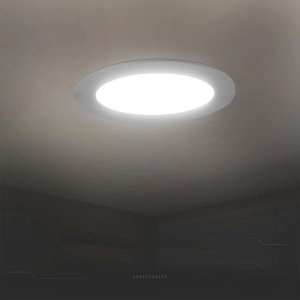 Lampa sufitowa V-TAC Panel LED V-TAC Wpuszczany Premium Downlight 12W Okrągły fi170 VT-61012 3000K 1200lm 3