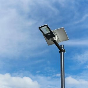 V-TAC Oprawa Uliczna Solarna Hybrydowa V-TAC 50W LED VT-ST201 4000K 4000lm 7