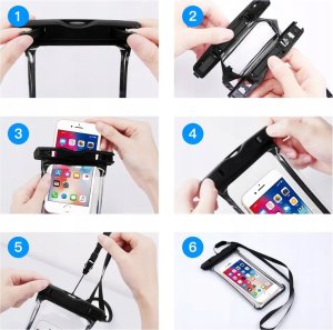 Hello Case ETUI NA TELEFON WODOSZCZELNE PIENIĄDZE WODOODPORNE UNIWERSALNE NA PLAŻE 8