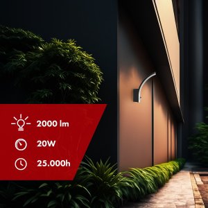 Naświetlacz Maclean Lampa LED MCE512 z czujnikiem ruchu PIR 9