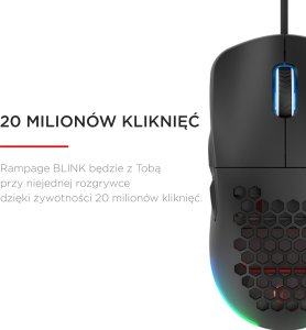 Mysz Rampage Blink  (BLINK-BLACK) 14