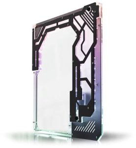 Singularity Computers Spectre 4 Aevum Dual Loop Side Panel Acrylic Clear czarny 3