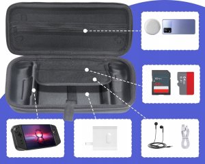 JYS Pokrowiec Futerał Etui Walizka Case Osłona Na Konsolę Lenovo Legion Go / Lg-001 6