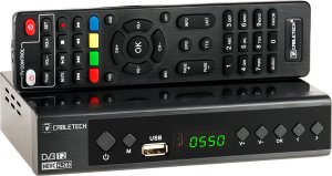 Tuner TV Cabletech Tuner DVB-T/C Hevc H.265 10bit 2