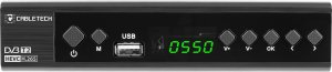 Tuner TV Cabletech Tuner DVB-T/C Hevc H.265 10bit 3