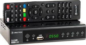 Tuner TV Cabletech Tuner DVB-T/C Hevc H.265 10bit 8
