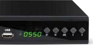 Tuner TV Cabletech Tuner DVB-T/C Hevc H.265 10bit 10