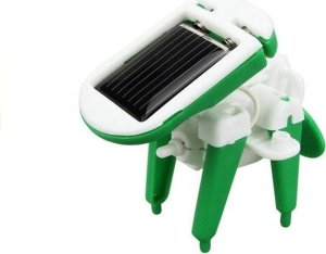 LeanToys Edukacyjny Zestaw Robot Solarny Do Złożenia 6 w 1 Auto Wiatrak 6