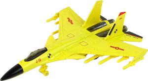 LeanToys Samolot myśliwski 1:72 Żółty 2