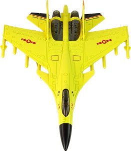 LeanToys Samolot myśliwski 1:72 Żółty 4