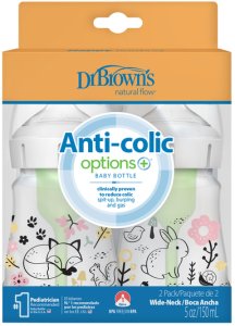 Dr Browns WB52016 BUTELKA SZEROKA 150ML OPTIONS PLUS 2-PAK LAS 2