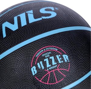 Nils Extreme NPK251 PIŁKA DO KOSZYKÓWKI CZARNA BUZZER 5 NILS 4