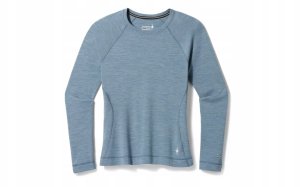 Smartwool W'S Classic Thermal Merino Base Layer Crew Boxed, G75 | twilight blue heather, M 6