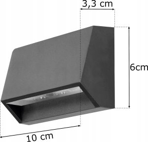 Kinkiet Orno ORNO OPRAWA ELEWACYJNA ENYE LED 1,5W, IP65, 4000K, 8