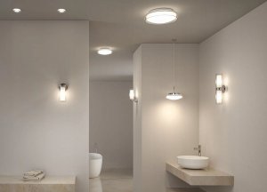 Lampa sufitowa Paulmann Plafoniera LUENA LED 16.5W 860lm okragła 350mm 3000K IP44 230V szkło chrom / metal 3