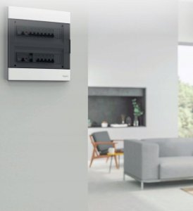 SCHNEIDERE Rozdzielnica natynkowa Schneider 2x12 IP40 IK07 Easy9 EU EZ9EU-2-12-NT-T EZ9EUC212 biała drzwi transparentne 7