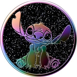 PopSockets 2 Enamel Oil Slick Stitch 113010 uchwyt i podstawka do telefonu - licencja 7