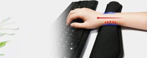 Strado Zestaw ergonomicznych żelowych podkładek - 3 sztuki (Czarny) 11