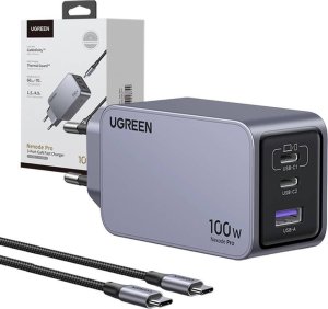 Ładowarka Ugreen Nexode Pro 1x USB-A 2x USB-C  (UGR1837) 4