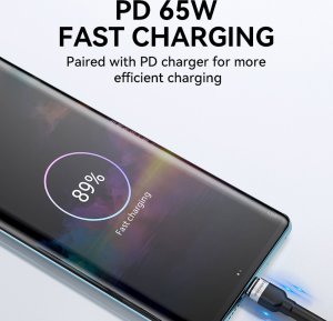 Kabel USB Wozinsky USB-C - USB-C 2 m Czarny (5907769308741) 7