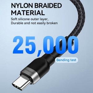 Kabel USB Wozinsky USB-C - USB-C 2 m Czarny (5907769308741) 8