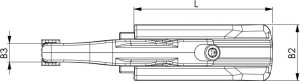 AMF Docisk regulowany 7600-30 M16x18 AMF 3