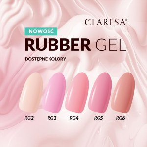 Claresa CLARESA Rubber Gel Żel do budowania i przedłużania paznokci 04 - 90 g 3