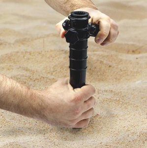 Aptel STOJAK na PARASOL OGRODOWY Plażowy biały AG830 4