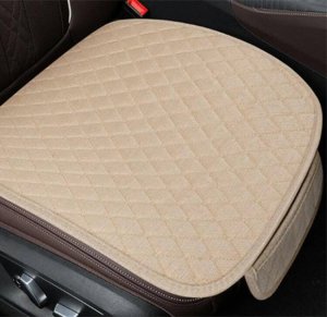 Aptel Wygodny POKROWIEC na przedni fotel samochodu 50x52cm beżowy AG833B 3