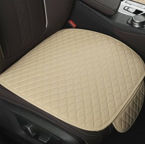 Aptel Wygodny POKROWIEC na przedni fotel samochodu 50x52cm beżowy AG833B 4