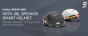 Livall Kask Miejski Livall BH51M NSO Sound by JBL Bluetooth LED M (BH51NSO-M-BLK) 7