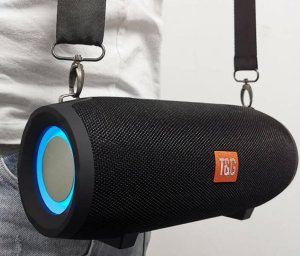 Głośnik T&G GŁOŚNIK BLUETOOTH PRZENOŚNY BEZPRZEWODOWY MOBILNY USB BOOMBOX RADIO LED MP3 TG322 8