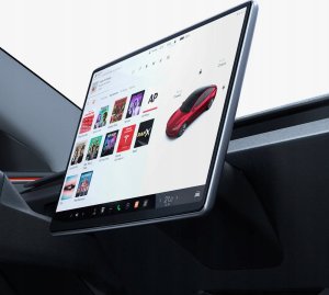 Etui do nawigacji Spigen Tesla EZ Fit Anti Glare Screen Protector 1 Pack, transparency - Tesla Model 3 (2024) 12