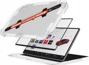 Etui do nawigacji Spigen Tesla EZ Fit Anti Glare Screen Protector 1 Pack, transparency - Tesla Model 3 (2024) 4