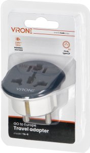 Virone VIRONE TA-5 Europejski adapter podróżny 2