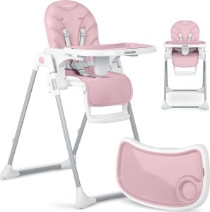 Ricokids Krzesełko do karmienia Tulo różowe 11