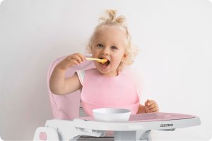 Ricokids Krzesełko do karmienia Tulo różowe 8