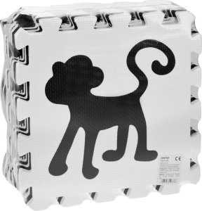 Jokomisiada Puzzle piankowe kontrastowa mata zwierzątka kształty ZA4783 14
