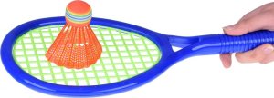Jokomisiada Zestaw sportowy 3w1 Siatka do siatkówki, Piłka Badminton, dysk SP0772 5
