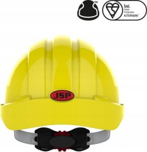 JSP Hełm ochronny EVO®3, regulacja na pokrętło, wentylowany, żółty 3