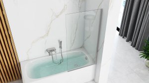 Parawan nawannowy Rea Parawan nawannowy Rea Lagos Fix Stały 70 Chrom 4